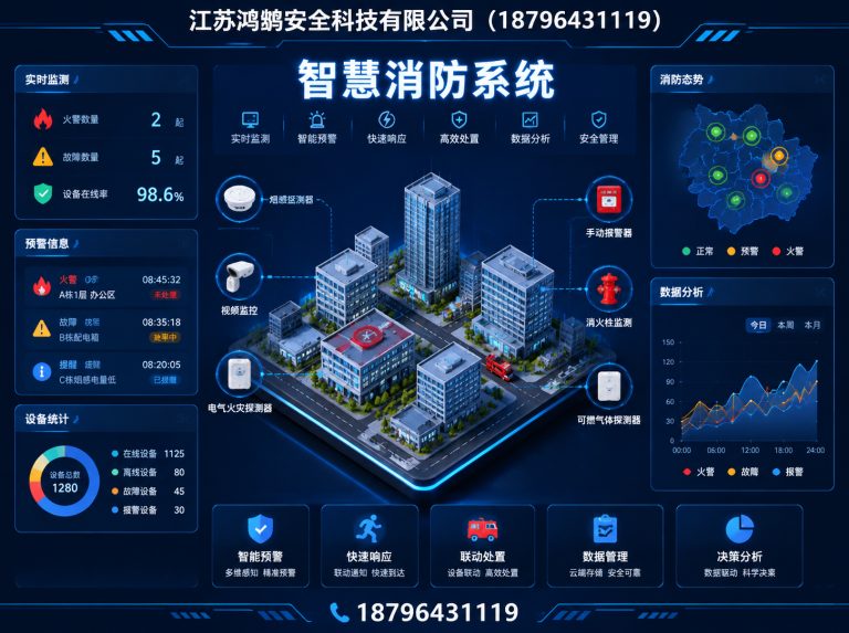 陵水消防通信指挥展示图